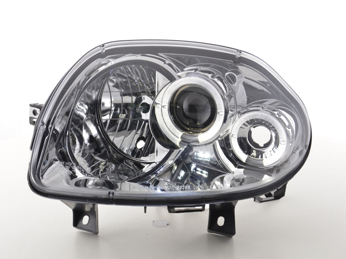 Scheinwerfer Set Renault Clio Typ B 98-01 chrom Scheinwerfer Set Renault Clio Typ B 98-01 chrom